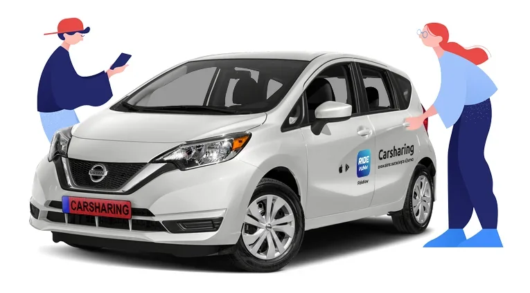 RideNow carsharing car